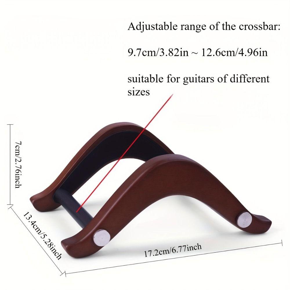 Stable Guitar Support Stand Wooden Ukuleles Bracket Electric Guitar Storage Rack  Electric Bass