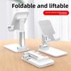 Foldable Plastic Rotating 360-degree Mobile Phone and Tablet Stand. Multi-angle Portable Folding Desktop Aluminum Stand.