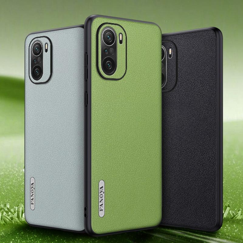 Luxury Leather Case For Xiaomi Mi 11i 11X Pro Poco F3 Cover Matte Silicone Full Protection Phone Case For Redmi K40 Pro Plus 5G