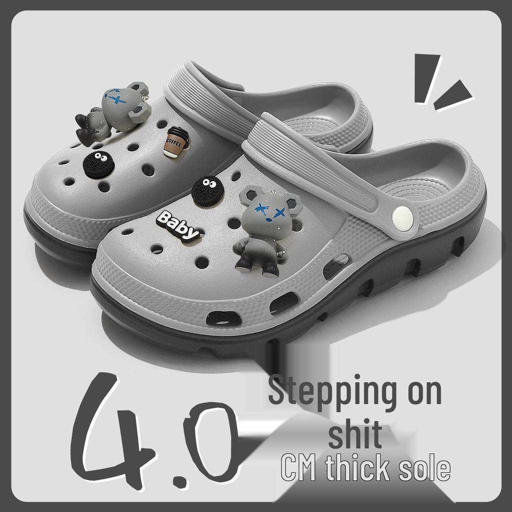 Breathable Non-slip Clogs: Men's & Women's Summer Shoes with Arch Support & Thick Sole