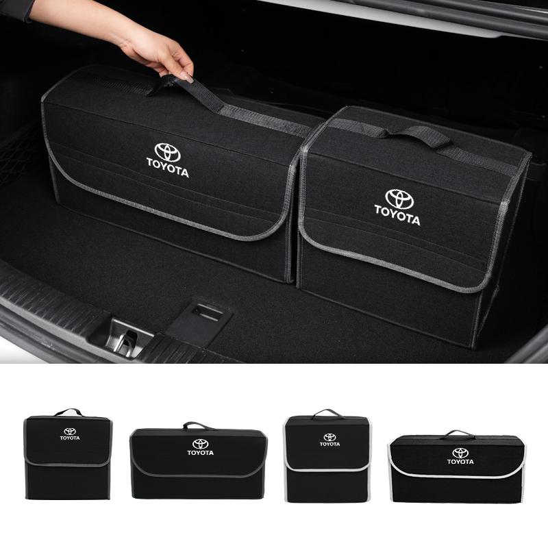 BBDB3 Car Trunk Storage Box Organizer Car Cargo Boot Tools Storage For Toyota Corolla Yaris Camry Prius RAV4 CHR Hilux Key Accessories