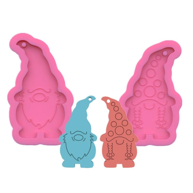 Silicone Gnomish Jewelry Charm Mold Hanging Ornament Moulds for Jewelry Making Perfect for Craft Enthusiasts Present