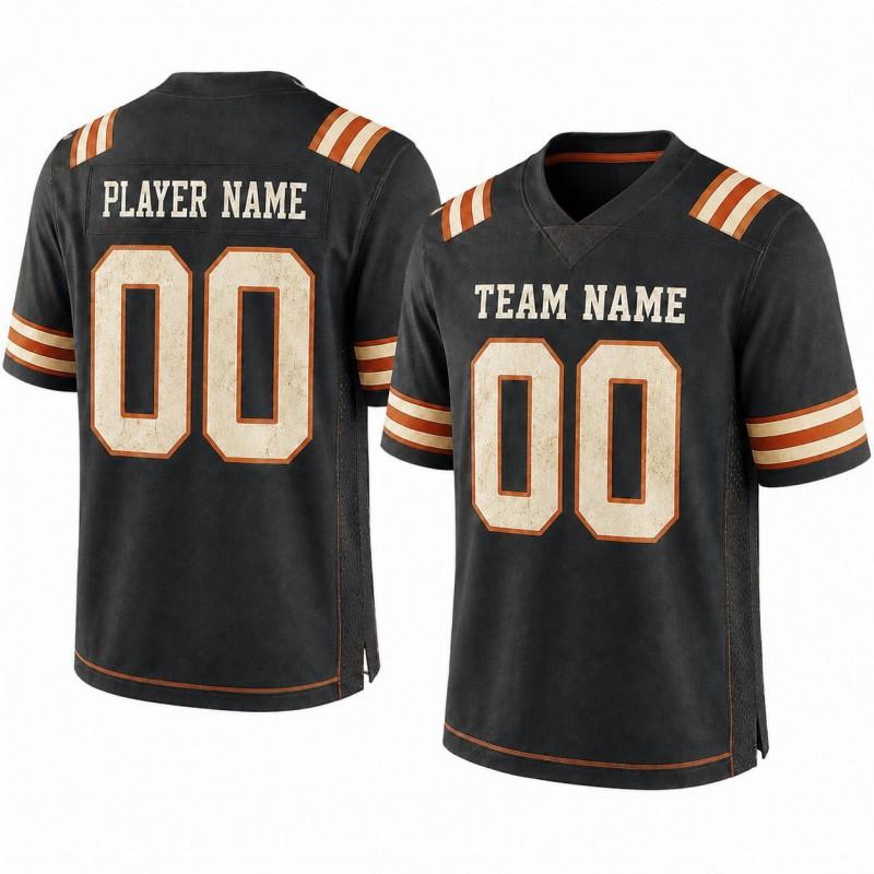 American Football Jersey Adults Kids Custom Team Name Number Sublimation Print Breathable Nylon Sportswear