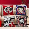 B-Betty Girl B-Boop Lucky Dragon Pillow Cover Sofa Cushion Cover Home Room Decoration Children Gift