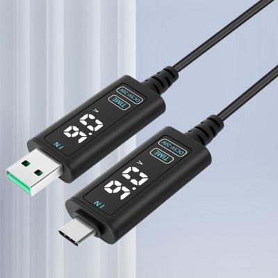 Dc 5V 12V 20V Adjustable Voltage Fast Charging Cable Usb/Type-C To Dc 5.5*2.5Mm Suitable For Optical Modems, Routers And Laptops