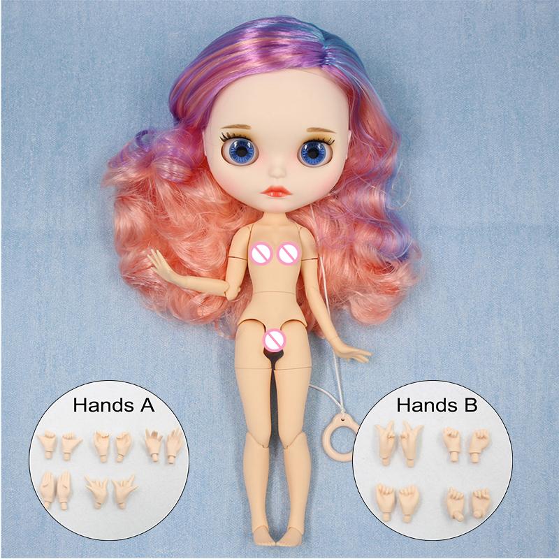 

ICY DBS Blyth кукла 1/6 bjd шарнирное тело темная кожа блестящее лицо синие волосы белая кожа матовое лицо разноцветные волосы 30 см игрушка аниме