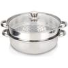 Stainless steel cookware Double steamer cookware Double soup steamer Durable steamer