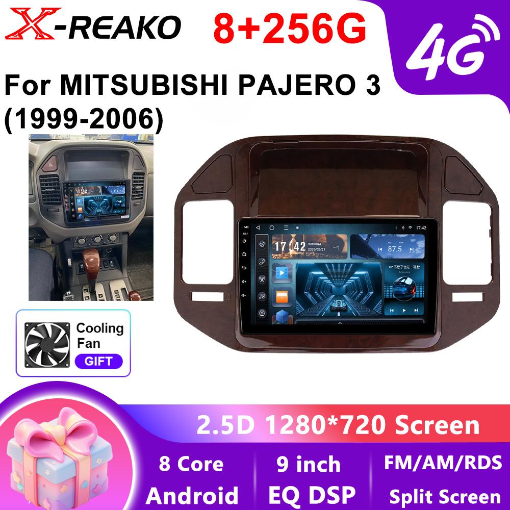 For Mitsubishi Pajero 3 V70 V60 1999 - 2006  Car Radio Multimedia Video Player Navigation Stereo GPS Android 13 wireless Carplay