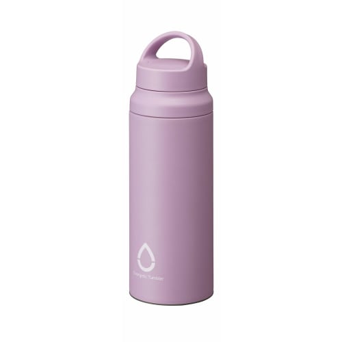 Tiger Vacuum Sahara Stainless Steel Water Bottle, 600ml, with Slanted Handle, Lightweight, Direct Drinking, Pink, MCZ-A060P