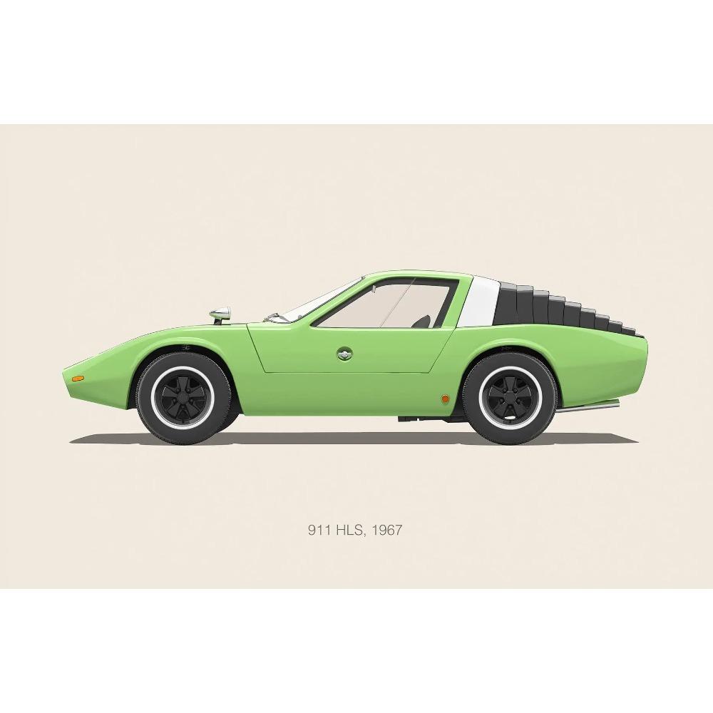 Minimalist Sports Car Posters Vintage  Luxury Car Porsche Ferrari Prints Canvas Painting Wall Art Pictures Kids Boys Room Decor