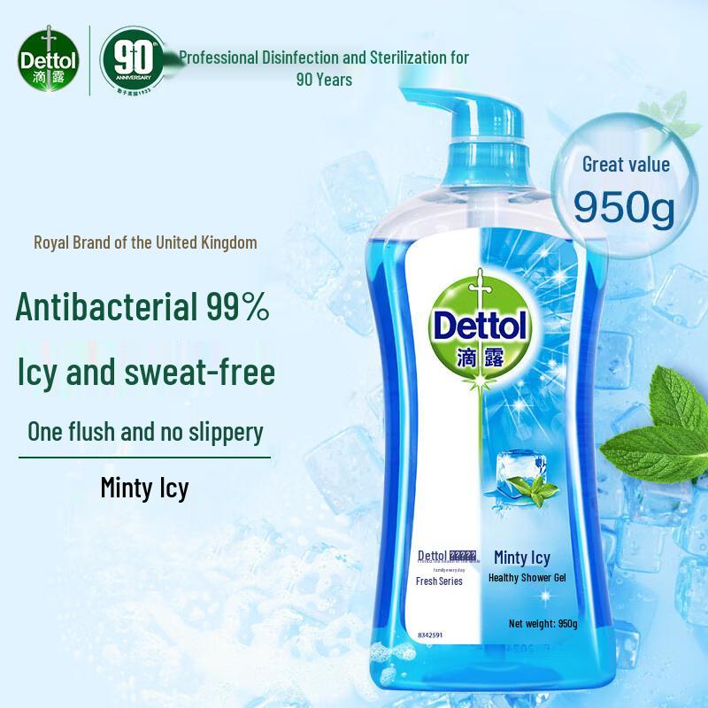 Dettol Minty Cool Healthy Shower Gel 950g