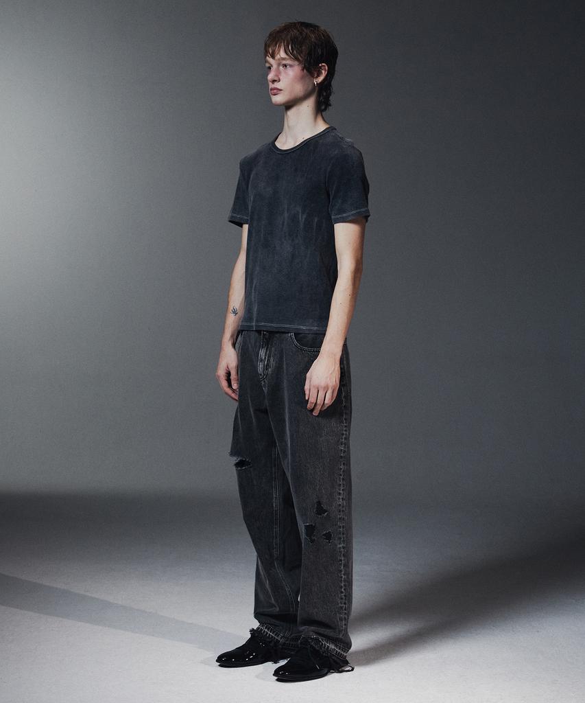 LMN3011 2X Washed Denim-Black