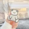 Kreslený Roztomilý Medvídek Skládací Prstový Kroužek Griptok Držák Telefonu pro IPhone 15 Samsung Podpůrný Socket Kapsa Grip Tok Stojan Držák