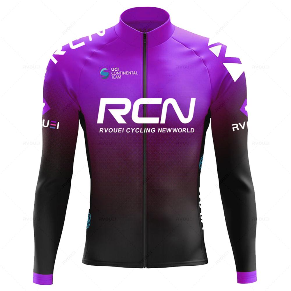 2025 Rcn Autumn Cycling Jersey Set Bicycle Sportwear Suit MTB Uniform Ropa Ciclismo Road Bike Clothing Bicicleta Long Bib Pants