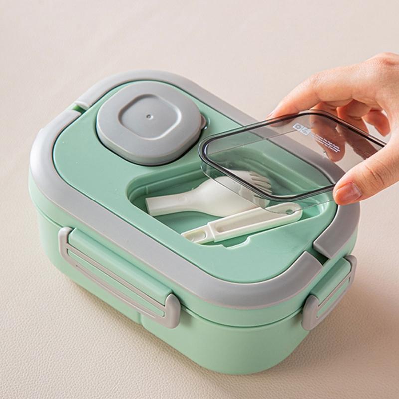 Leakproofs Bento Boxes with Compartment Lunch Container Food Storage Boxes Meal Preparation Lunch Container Easy To Clean