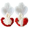 Silicone Candle Making Molds,Heart Epoxy Resin Casting Mold Aromatherapys Candle Soap Making Home Art Crafts Decors