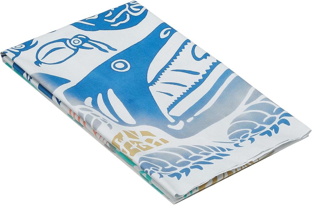 Kenema Tenugui Sea 36 X 90 Cm 50050 Miyamoto-Towel Chū-dyed (Living Creatures/Deep Fish)
