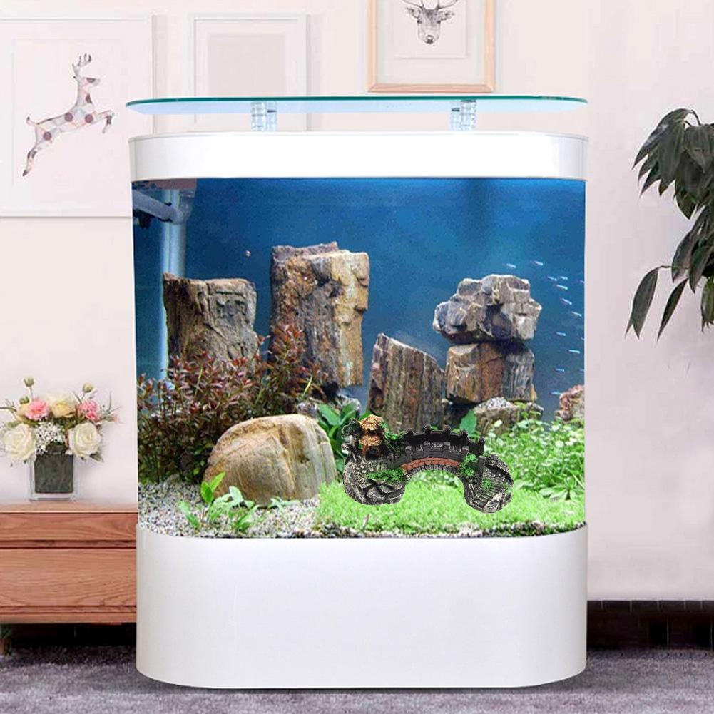 Brand New Resin Bridge Aquarium Decoration 1pcs Fish Tank Ornament Landscape Harmless Home Decor Insoluble In Water