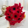 Simulation Pu Poppy Fake Flower, Single Poppy Mini Artificial Flower Home Flower Arrangement Decoration