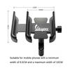 Vespa Lx Lxv Sprint Gts Gtv 50 150 250 300 300i Akcesoria Motocykl Dom Uchwyt na Telefon Komórkowy Uchwyt na GPS, Uchwyt na Lusterko Wsteczne Srebrny