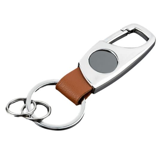 Stylish Stainless Steel Keychain Durable Anti-Lost Gift Creative Anti-rust Personality Couple Keychain Adult Sex Wear