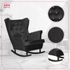 Diana Rocking Chair Scandinavian Family Meble Deep Black R31
