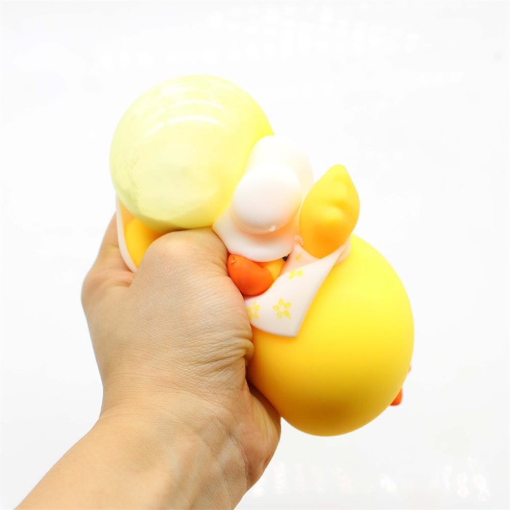 2Pcs Antistress Squeeze Toy Cute Duck Stress Relief Toy