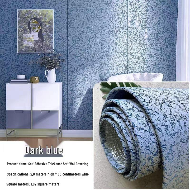 Thickened Self-Adhesive Diatom Mud Wall Sticker for Bedroom & Living Room