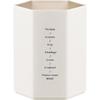 Creative Hexagonal Pen Holder - Large Capacity for Office or Student Desk