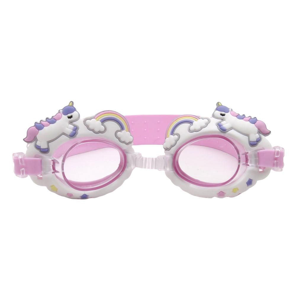 Children's Cartoon Unicorn and Crab Waterproof Swimming Goggles - High Definition Cute Glasses