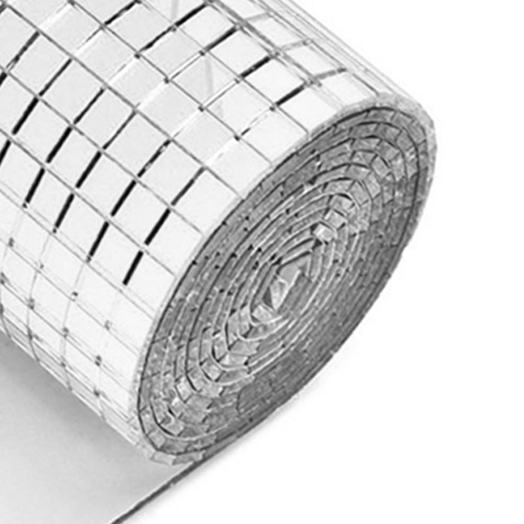 4X100CM 1464 Grãos Autoadesivo Azulejos de Mosaico Adesivo de Parede Inovador DIY Espelhos de Vidro Adesivo