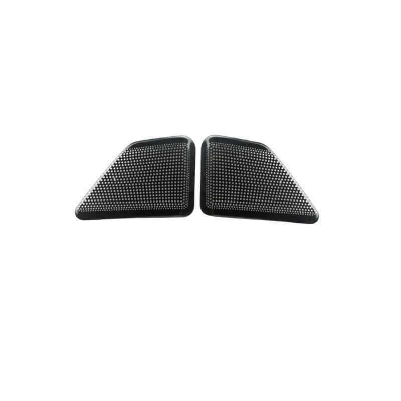 For Infiniti Q50 2014-2023 2PCS Black Titanium A Pillar Speaker Sound Cover Trim