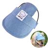 Dog Hat with Ear Holes Summer Adjustable Denim Baseball Cap for Small Dogs Puppy Sun Hat Outdoor Hiking Pet Hat Dog Accessories