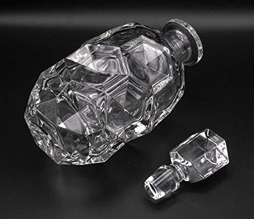 Bohemian Glass Crystal Decanter "Luna