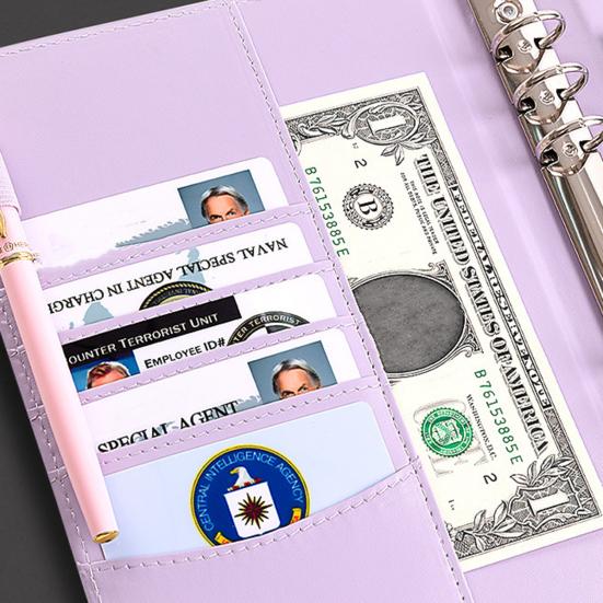 100 Envelope Savings Challenge Kit PU Binder with Numbered Pockets And Progress Trackers A5 Budget Planner for Couples Individuals