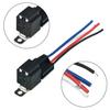 Car Automobile Relay High Quality DC12V Relay 4-Pin With Socket Base/Wires/Fuse Included 30A Amp SPST Car Accessory