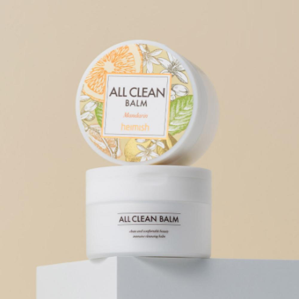 

Heimish All Clean Balm Mandarin 120ml × 4 | Mandarin Cleansing Balm for Makeup Removal & Deep Cleansing