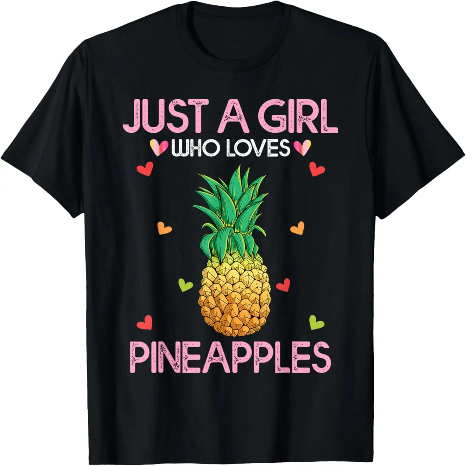 Pineapple Lover Women s Tee Just A Girl Who Loves Pineapples T-Shirt S