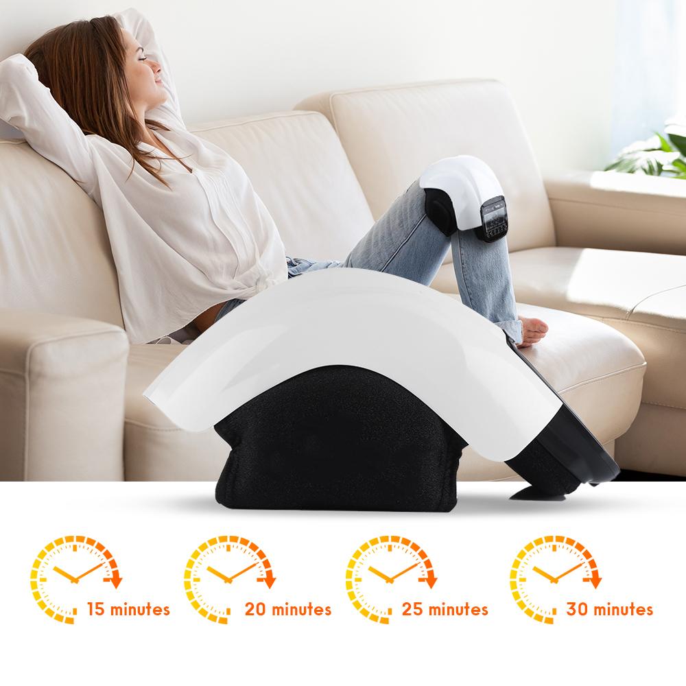 3 in 1 Electric Knee Massager Portable Vibration Hot Compress Airbag Massage Machine Rechargeable High Frequency Knee Massager