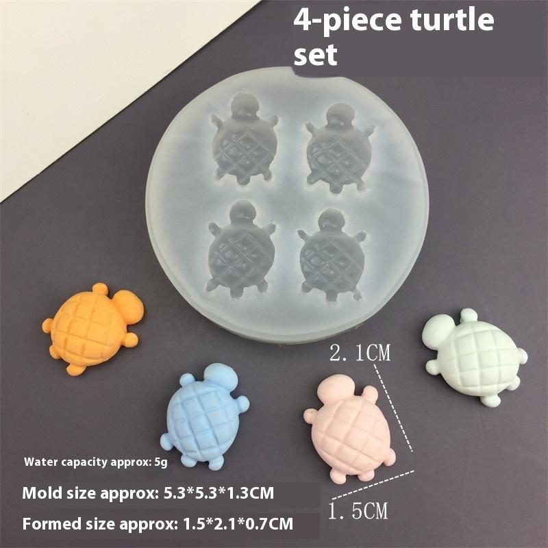 Turtle Resin Jewelry Mold Sea Turtle Silicone Keychain Mold Silicone Mold Keychain Making Jewelry Casting Supplies