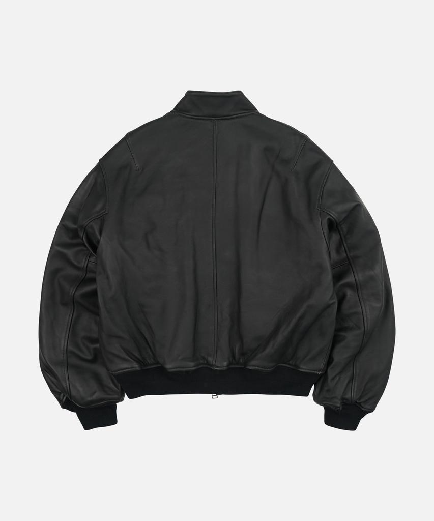 FRIZMWORKS Lambskin Flight Jacket _ Black