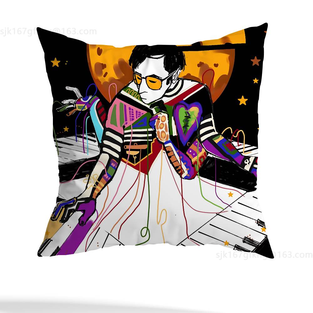 W-Will Wood  Pillow Case Sofa Living Room Bedroom Headboard Backrest Cushion Square Cushion Nap Time