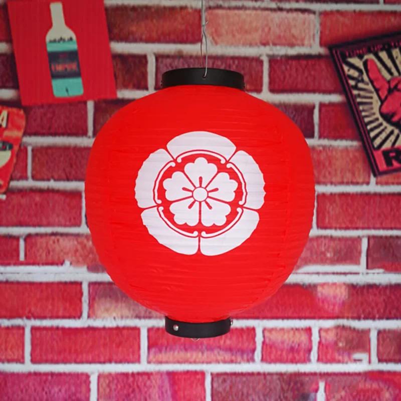 30cm Japanese Izakaya Outdoor Waterproof Decor Lanterns Sake Sushi Lamian Noodles Salmon Cuisine Restaurant Advertising Lantern