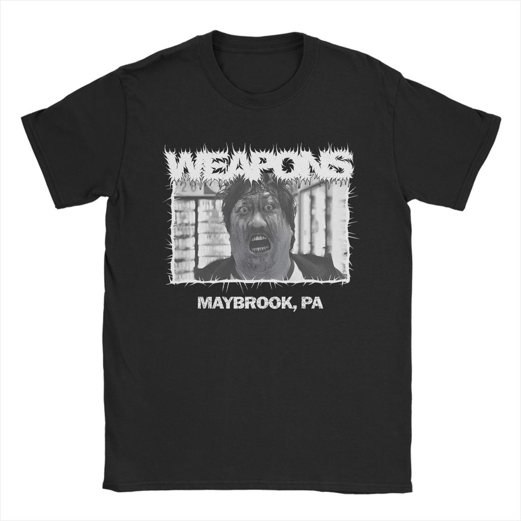 Casual Weapons Horror Film TShirt Unisex Round Collar 100 Cotton T Shirt Short Sleeve Tees 4XL 5XL Clothes