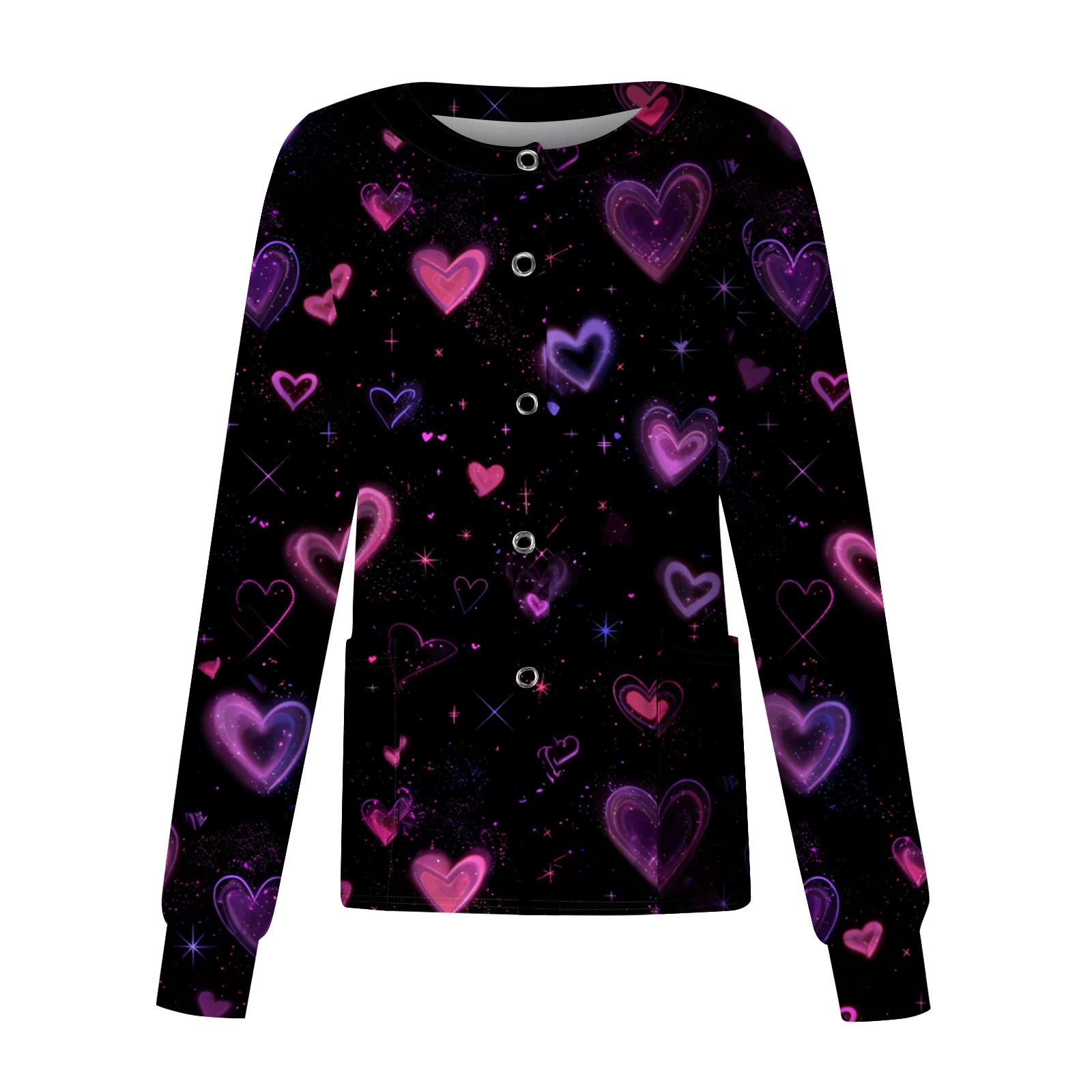 

Женский повседневный топ с длинным рукавом, на одной пуговице, с принтом, быстросохнущий XXL чёрный