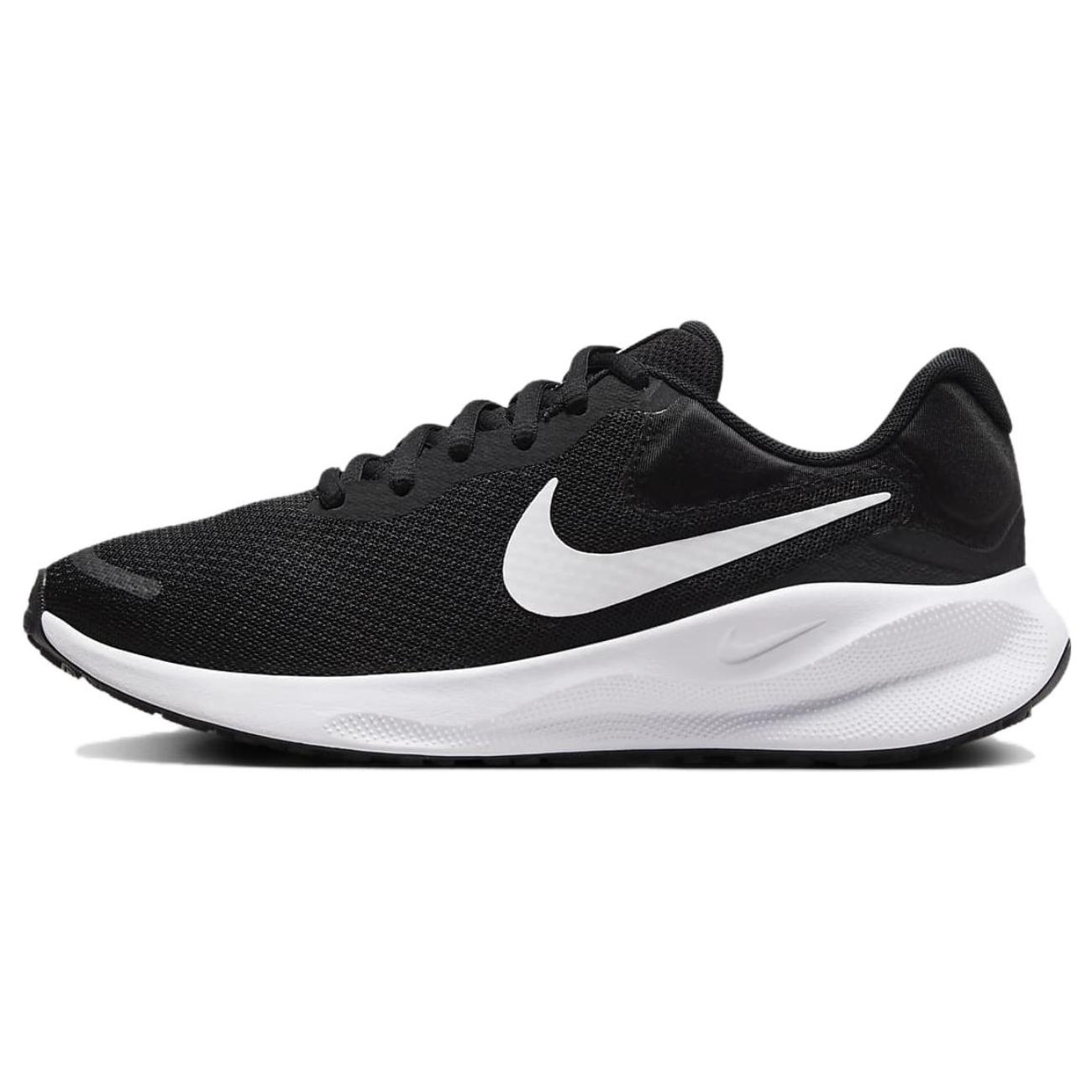 

Nike Revolution 7 Черно-белые женские кроссовки для бега FB2208-003 38 чёрный