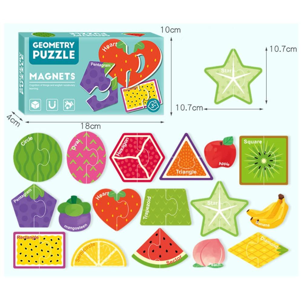 Montessori Fridge Magnets Matching Puzzle Animal Magnets Early Education