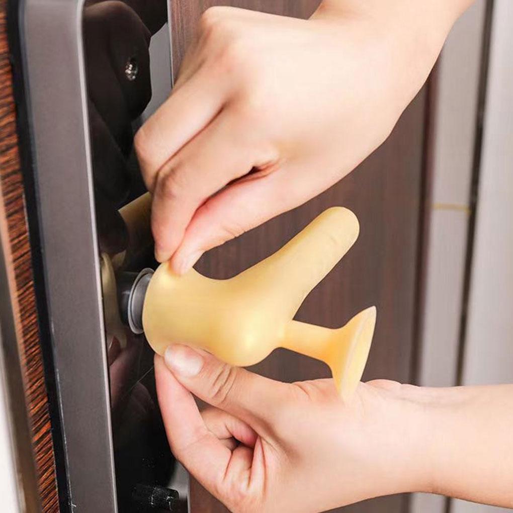 Osłona klamki drzwi silikonowa Miękka, odporna na zużycie, cicha, antykolizyjna, do użytku domowego