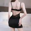 Sexy Lingerie Sexy Lace Section Uniform Seduction Perspective Passion Pure Lust Nightdress Suit