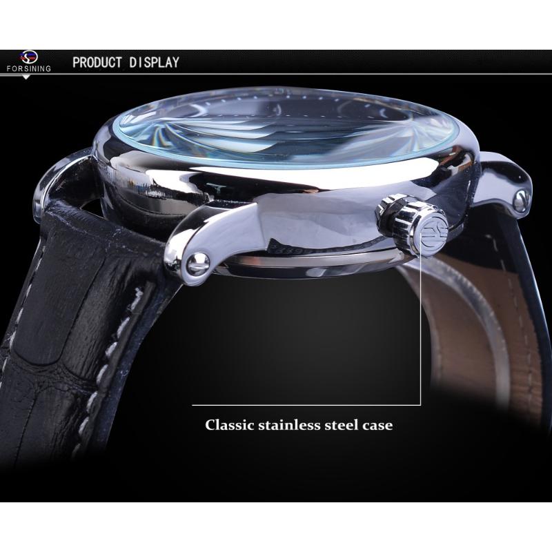 Forsining Men's Fashion Casual Simple Mechanical Movement Mechanical Watch
